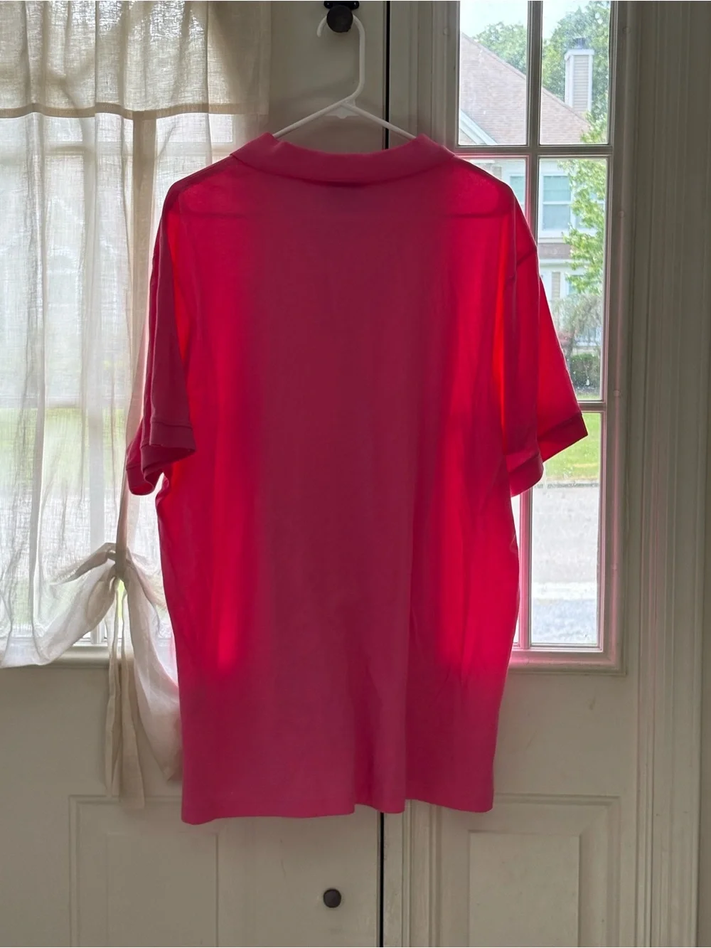 Nike Golf Polo Shirt Men's XL Bright Pink Embroidered Logo